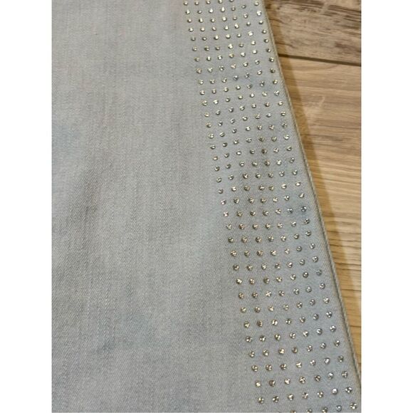 Rue 21 diamond flare bell bottom jeans, size 8 - Picture 4 of 12